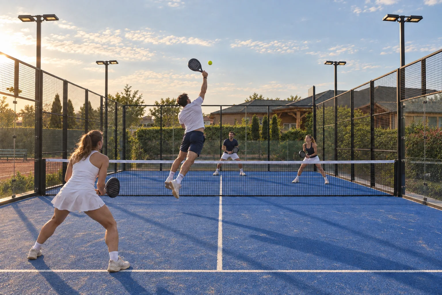 Padel where the five-a-side pitch is · planned