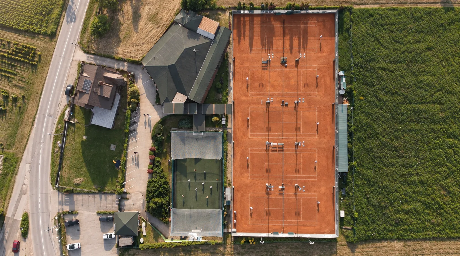 The five courts from above