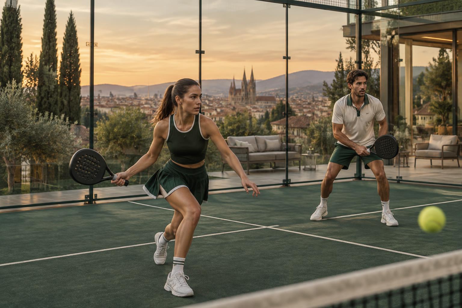 Vizualizacija planiranih padel terena
